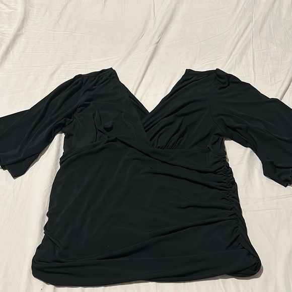 Black Blouse Size 2X - Picture 1 of 2